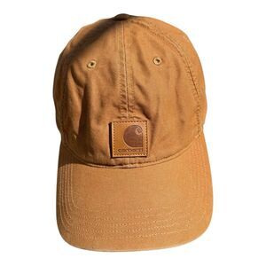 Carhartt Tan Velcro Baseball Cap one size fits all